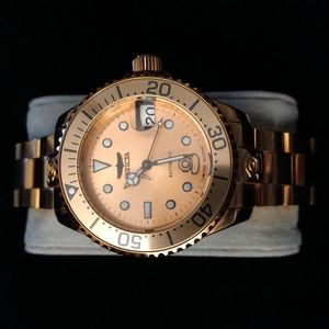 Invicta Grand Diver Watch (Rose Gold)
